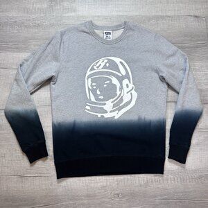Billionaire Boys Club Crewneck Astronaut Sweatshirt Men’s Size Small Gray Ombre